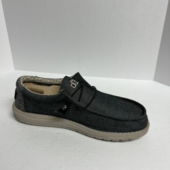 Hey Dude Mens Wally Slip On Gray Size 10 M main image 4